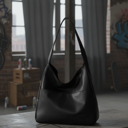 Bolso de Hombro Retro Minimalista, Ligero y Elegante.